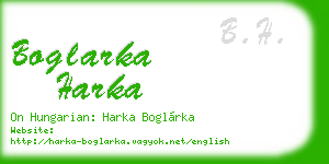 boglarka harka business card
